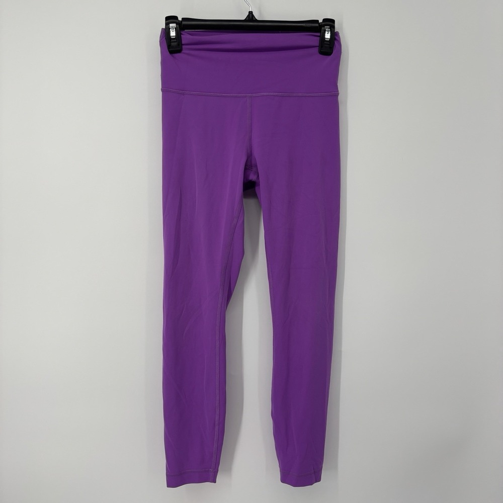 Lululemon Align Pant HR 25" Nulu Size 6 Moonlit Magenta Purple Gym Yoga